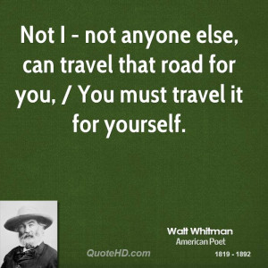 Great Walt Whitman Quote