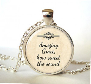 ... jewelry, Amazing Grace, Jesus jewelry, Inspirational quote necklace