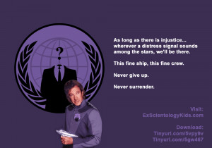 Galaxy Quest Graphic: Never Give up. Never Surrender