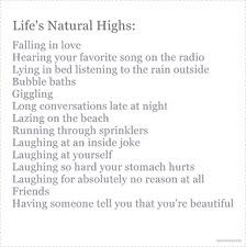 Life's Natural Highs