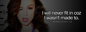 Click to get this i will never fit in cher lloyd facebook cover photo