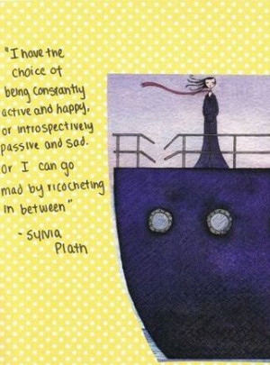 Sylvia Plath inspirational quote