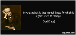 Karl Kraus Quote