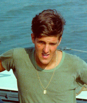 John Kerry as a lieutenant in the Vietnam War with some of his crew ...