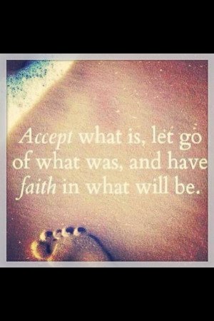 It's all about faith...good quote