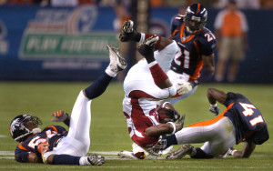 JL) DENVER, COLORADO, AUGUST 30, 2007 - Denver Broncos D.D. Lewis (54 ...