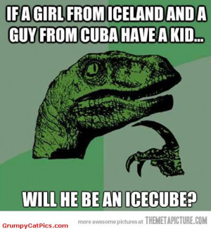 The Iceland Girl And The Cuban Boy Funny Captions Picture