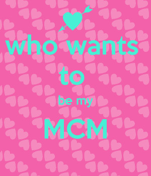 who wants to be my mcm logo