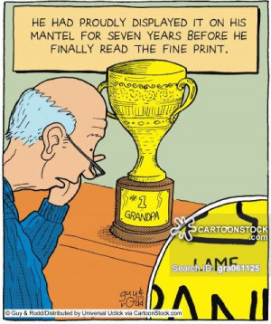 Trophy Cartoon Funny...