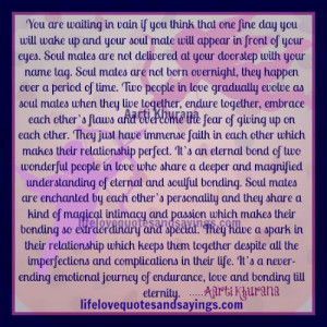 Soul mates Share A Magical Intimacy..