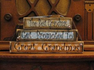 Great Grandma Quotes Great grandma sign blocks