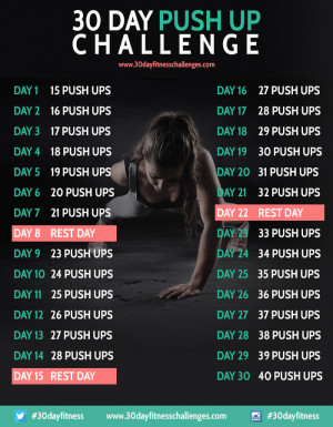 : Home › Quotes › 30 Day Push Up Challenge Fitness Workout – 30 ...