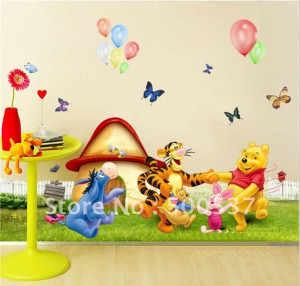 XY8082 Pool and Tiger Cartoons for kids room 50-70cm Mixed Ordered ...