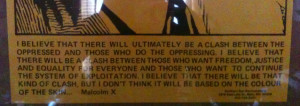 Not sure how I feel about this sentiment via Malcolm X. You?