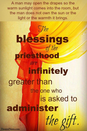 Elder Neil L Andersen - Blessings of the priesthood
