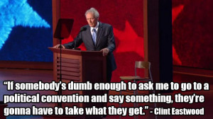 Clint Eastwood on the RNC & the Empty Chair
