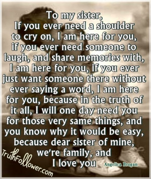 sister quotes sister quotes and sayings love my big sister sister ...