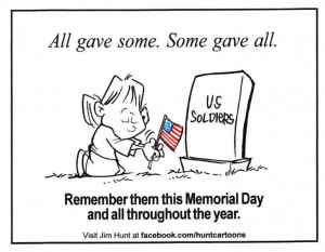 Happy Memorial Day to all the armed forces