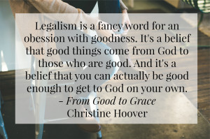 ... rest in grace. Christine helped me see the real issue with this quote