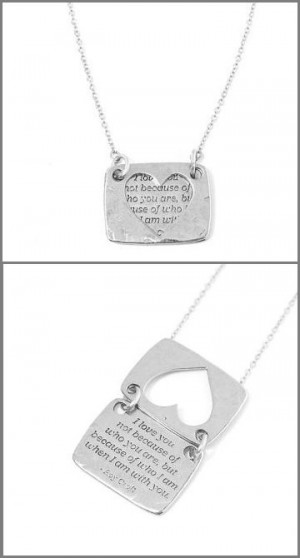 ... Quotes, Quotes Love, Quote Necklace, Love Quotes, Quotes Necklace I