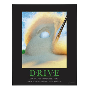 Drive Golf Motivational Poster