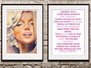 marilyn monroe quotes and sayings about men Wall Decor Quotes By ...