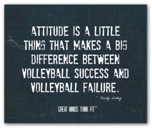 ... between volleyball success and volleyball failure.