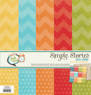 Simple Stories - Daily Grind Collection - 12 x 12 Simple Basics Kit