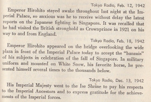 Some things Hirohito did to show he was in support of the war.