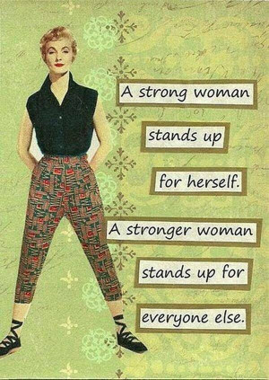 Strong women fight for others