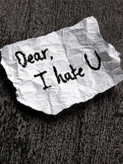 Dear, I Hate U - Feeling Quotes