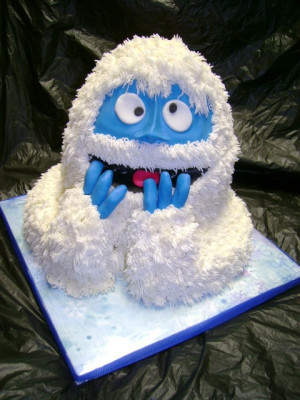Abominable Snow Monster Cake - Bumbles bounce!Snow Monsters, Christmas ...