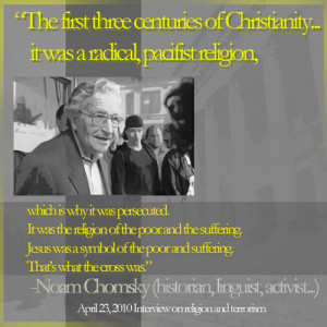 Noam Chomsky video clip in praise of Liberation Theology