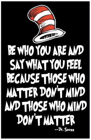 Dr. Seuss Wall Art Matters Print Home Decor Quote Poster 11x17