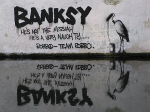 The ongoing feud between top street artists Banksy and King Robbo has ...