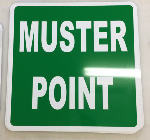 Muster Point Signs