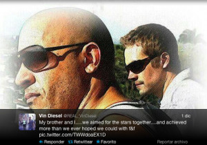 Vin Diesel Y Celebridades Emotivos Mensajes De Adiós A Paul Walker