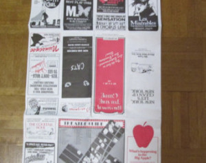 Play Guide Poster 1989 Vintage Cats Les Miz Chorus Line Steel Magnolia ...