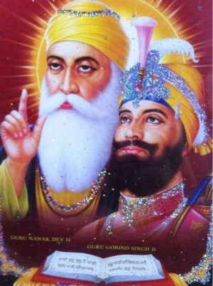 guru nanak dev ji and guru gobind singh ji wallpaper