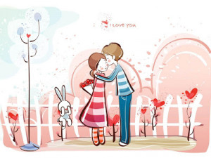 pictures of love-love pictures-romantic images-cartoon couple