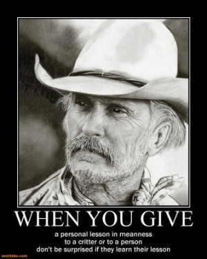 Old Cowboy Saying -