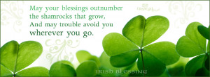 Free Irish Blessing Facebook Timeline Cover