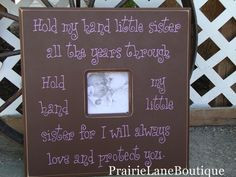 ... girls, sweet quotes, baby sister, a frame, sister quotes, baby girls