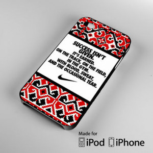 ... Nike Quotes Success A0146 iPhone 4 4S 5 5S 5C 6, iPod Touch 4 5 Cases