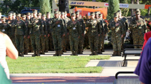 Topeka High Marine JROTC Remembers 9-11