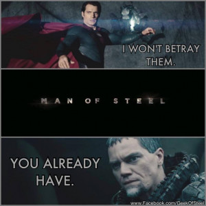 Superman vs Zod Quote