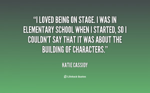 Quotes About Being On Stage