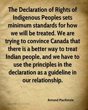 Armand MacKenzie - The Declaration of Rights of Indigenous Peoples ...