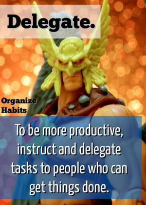 Delegation: 21 Best Organizational Habits Presented by your favorite # ...