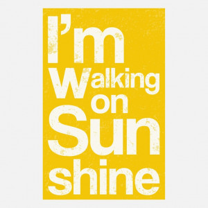 Fab Walking Sunshine Print